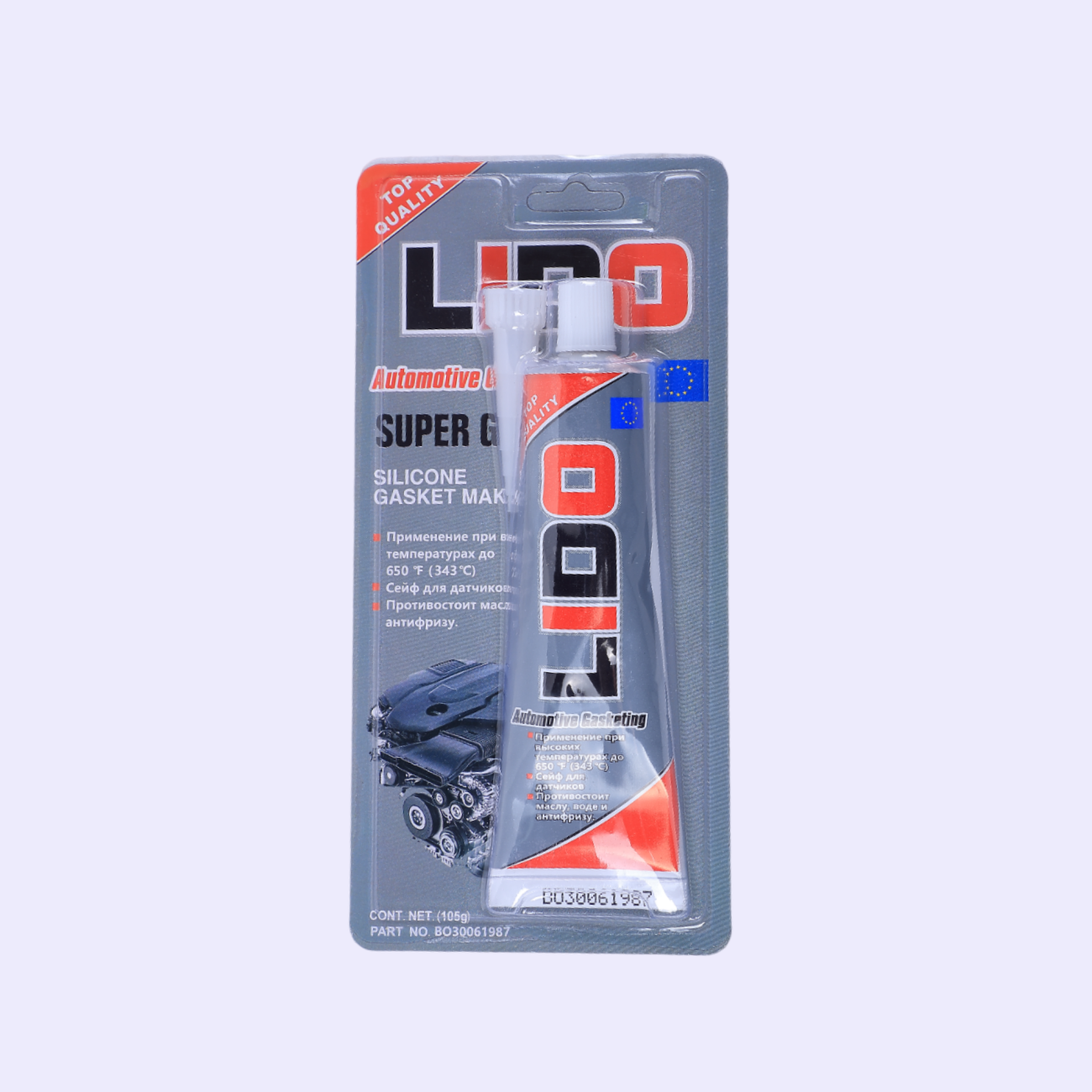 Герметика Lido серый 105гр