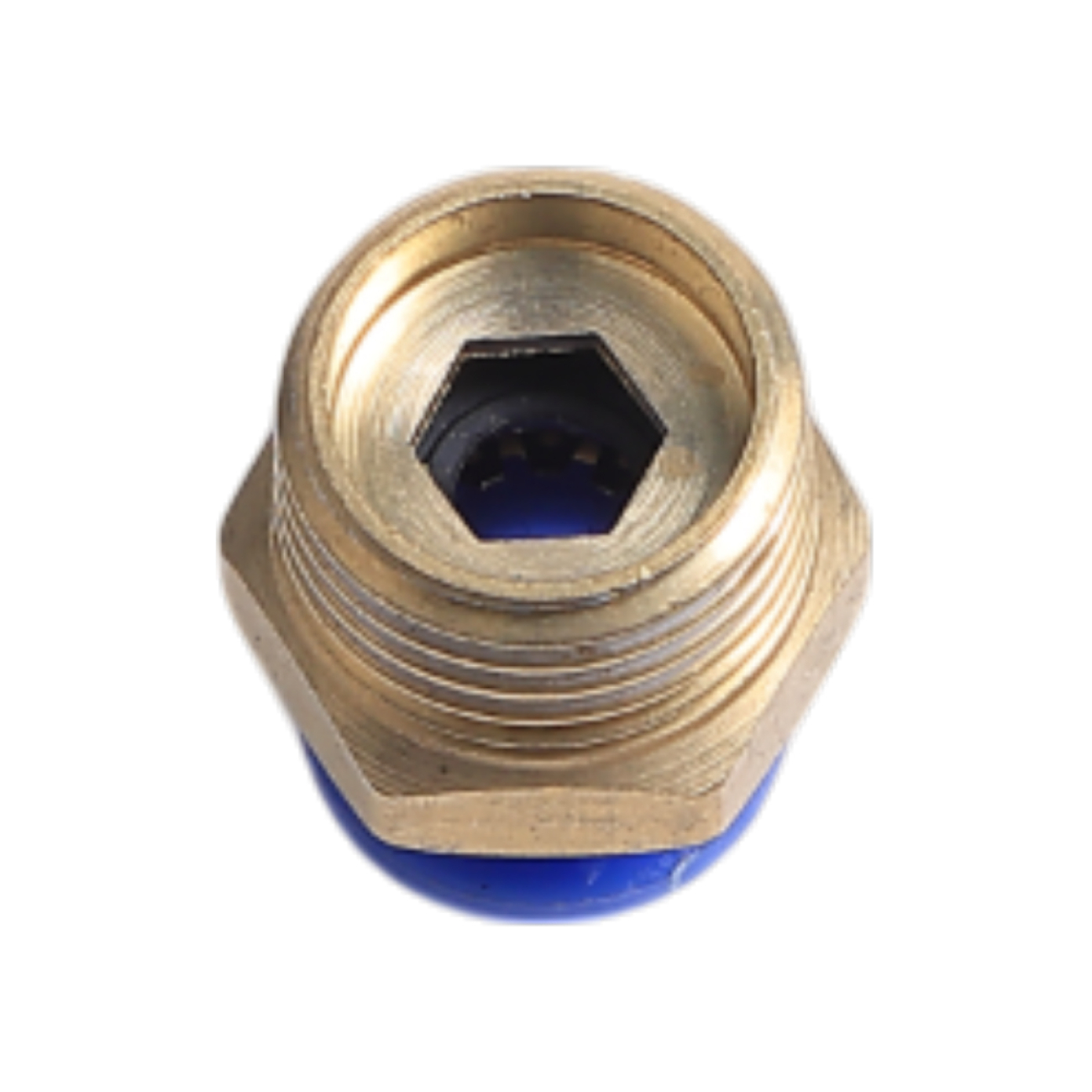 Фитинг прямой медный с резбой 6-01